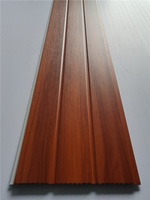 Panneau de plafond moderne en PVC imitation bois, panneau de plafond économique, export en grande quantité vers l'Afrique