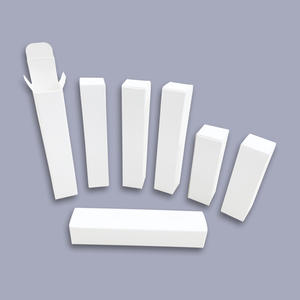 Caja Pequeña Blanca Corrugada para Almacenamiento de Cosméticos, Caja Blanca Pequeña de Varios Tamaños, Embalaje Personalizable en Blanco para Venta al por Menor/Almacenamiento - Product Image 1