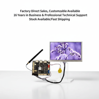 Module d'affichage LCD IPS LVDS 10 pouces 1024x600 avec écran tactile USB, contrôleur de carte RK3568 Android 11 Linux pour kiosque industriel