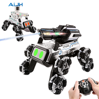AiJH Voiture RC à 8 roues avec pistolet à eau Voiture télécommandée étanche Véhicule tout terrain Voiture d'escalade RC Jouets