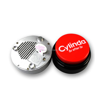 Fábrica personalizada promocional grabable fácil botón impreso Mini caja de música juguetes Animal sonido botón divertido hablar botones