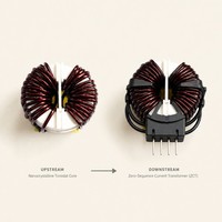 Transformador Inversor de Alta Saturación con Núcleo Toroidal y Cinta Nanocristalina para Transformador de Corriente