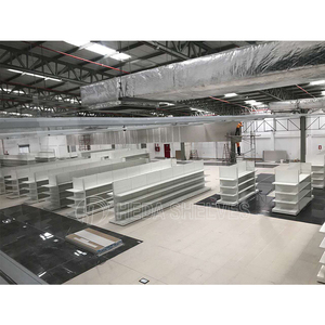Servicio OEM, Exhibidor Blanco de 4 Niveles, Estantes de Supermercado, Góndola para Farmacia - Product Image 6