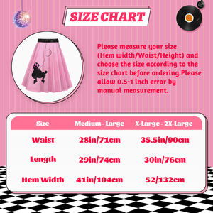 महिलाओं की 1950 का रेट्रो गुलाबी पुडल स्कर्ट उच्च कमर के अनुरुप से <span class=keywords><strong>50s</strong></span> एनीमे प्रेरित स्कर्ट - Product Image 6