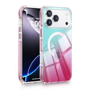 Funda Magnética Personalizada con Degradado de Purpurina para <span class=keywords><strong>iPhone</strong></span> 16 17 Pro/Pro Max, Antigolpes, Antiamarilleo, con Tecnología IMD - Product Image 1