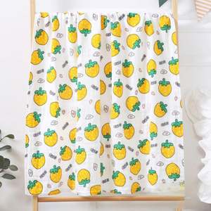 Popular Wholesale Custom 110*110 cm 100% Cotton Muslin Swaddle Wrap <b>Baby</b> <b>Blanket</b> - Product Image 6