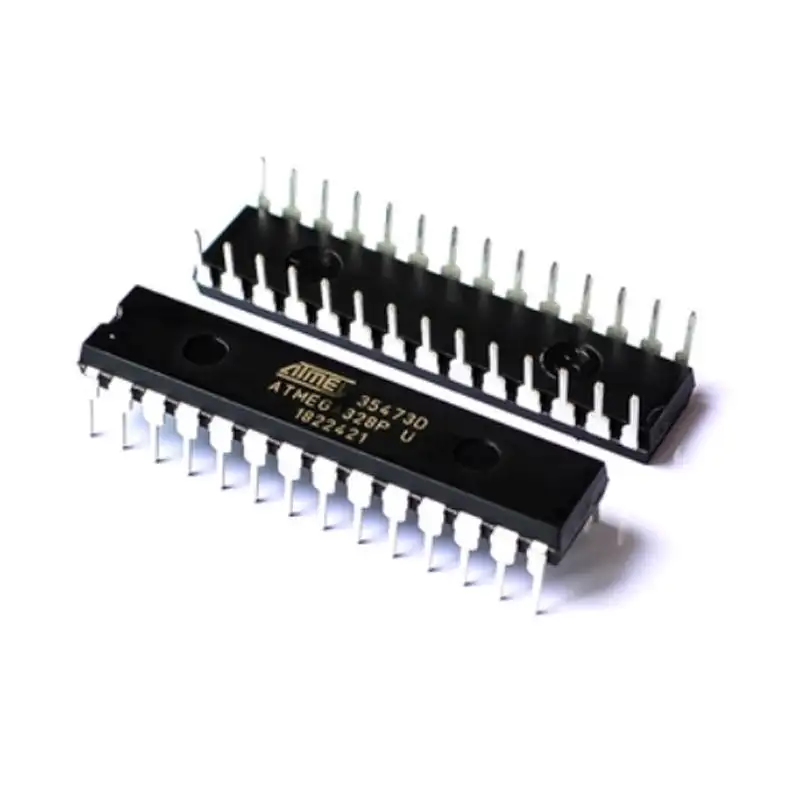 ชิป IC วงจรรวม ATMEGA328P-PU DIP28ไมโครคอนโทรลเลอร์8บิตพร้อมไบต์ในระบบ4/8/16/32K