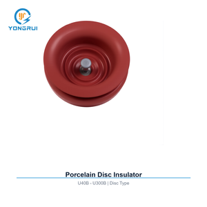 Aislador de Porcelana Tipo Disco de Fábrica, Alta Tensión 40kN-300kN, Resistencia Eléctrica, Influido por la Radiación - Product Image 2