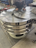 Rotations vibrations mehls ieb aus rostfreiem Stahl/Granulat pulver Kreisförmige Vibrations sieb maschine