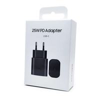 Chargeur Type C 25W, câble Type C vers Type C pour Samsung, charge rapide Type C EU/US/UK pour iPhone Samsung S25 S24 S23 S22 S21