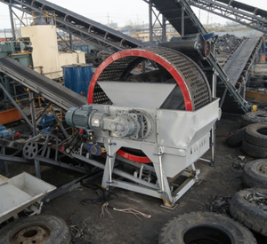 Trituratore di <span class=keywords><strong>Pneumatici</strong></span> Controllato da PLC 5-18t/h per Smaltimento <span class=keywords><strong>Pneumatici</strong></span> Usati - Product Image 1