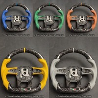 Volant en fibre de carbone forgé sur mesure pour Lamborghini Huracan Aventador Urus, assemblage de volant sport en cuir
