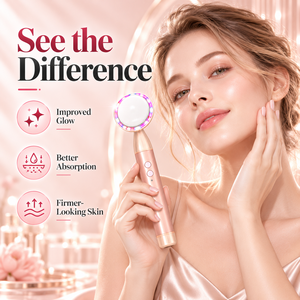 Appareil de massage facial à rouleaux de jade LED avec chaleur et vibrations pour les soins de beauté du contour des yeux et du cou - Product Image 4