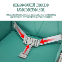 Siège rehausseur portable Probebi pour bébé, chaise haute multifonction en métal, pliable, pour la sécurité, utilisation dans le salon, l'hôtel