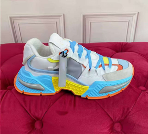 Korean-style trendy multi-color casual <b>shoes</b>, luxurious and fashionable, thick-soled tennis <b>shoes</b>, breathable and soft. - Product Image 2
