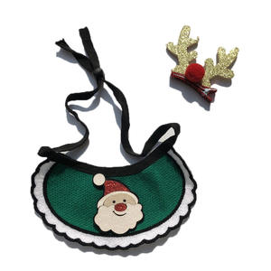 Venta al por mayor Santa Claus Deer Bell Dog Christmas <span class=keywords><strong>Bandana</strong></span> con abrazadera para la cabeza - Product Image 4