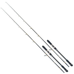 Canne à pêche lente double gagnant Carbon 6'5 "1.96m Sections et demi Poids <span class=keywords><strong>du</strong></span> leurre 100 ~ 350g Guides Fuji et siège <span class=keywords><strong>du</strong></span> moulinet - Product Image 6