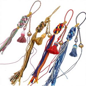 <span class=keywords><strong>Frange</strong></span> à pampilles style ethnique motif ananas pour sacs faits main, sachets, pendentifs, matériaux et accessoires de bijoux DIY en stock - Product Image 4