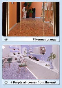 Résine époxy auto-nivelante imperméable, revêtement liquide coloré au sable pour sols en béton, application au pinceau - Product Image 5