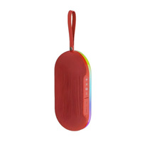Nouveau haut-parleur avec effet lumineux coloré, portable et adapté au cyclisme, haut-parleur subwoofer étanche en tissu pour l'extérieur