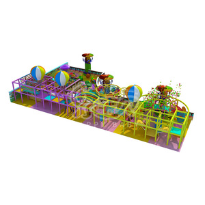 Équipement de jeu souple personnalisé pour enfants : filet d'escalade, labyrinthe et aire de jeux intérieure pour l'entraînement physique et l'aventure - Product Image 3