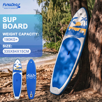 Planche à pagaie gonflable tout usage Funwater, extra large 335 cm, écologique, portable, pour usage en mer, livraison directe depuis l'entrepôt UE