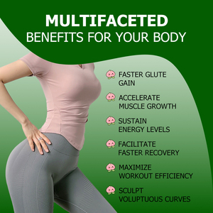 OEM ODM Booty for Women Gummies Vitamin D3 Iron Maca Creatine Monohydrate Big Firmer Glutes Zero Sugar Vegan Voluptuous Curves - Product Image 5