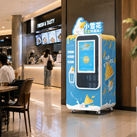 Máquina Expendedora Automática de Helados para Cafeterías, Centros Comerciales, Hoteles y Negocios de Venta al por Menor de Autoservicio