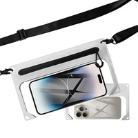 ZonySun Nouvelle sacoche de sport étanche en PVC pour téléphone portable avec étui amovible IPX8 Fermeture éclair hermétique