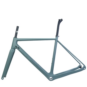 Marco de <span class=keywords><strong>carbono</strong></span> para bicicleta, ultraligero, OEM BSA68, con horquilla, 45mm - Product Image 1
