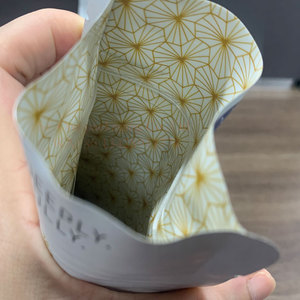 Sacs d'emballage pour café et thé noir à fond plat avec soufflet latéral de 340g, vente en gros à faible MOQ, avec valve refermable à glissière - Product Image 4