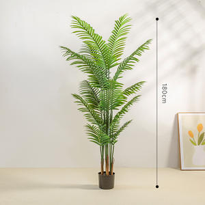 Planta Artificial de Palma Majestuosa, Palma <span class=keywords><strong>Falsa</strong></span> Ravenea Rivularis en Maceta para Decoración de Interiores y Exteriores, Hogar y Oficina - Product Image 1