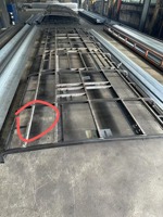 Usine chinoise Voiture électrique Bus squelette MPV Carrosserie Structure en acier Nouvel état avec portes en acier Fabricant de ferronnerie