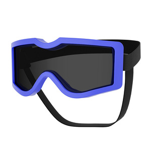 Pet Dog Goggles Full Rim <b>Plastic</b> <b>Frame</b> Spherical Lens UV Protection Anti Slip Outdoor Use Model 3017 - Product Image 1