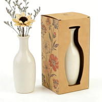 Caja de Embalaje Personalizada para Floreros, Caja Corrugada para Entrega de Floreros, Caja Impresa para Floreros