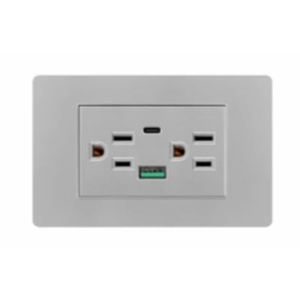 Chúng tôi tiêu chuẩn tường ổ cắm với USB và Loại C 3.1A cổng, PC Bảng điều chỉnh Mỹ Ổ cắm điện, cho văn phòng nhà khách sạn đổi mới - Product Image 5