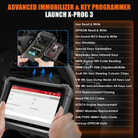 Launch X431 IMMO PLUS, lector de código de coche, escáner OBD2, programador de llave de coche con sistema completo de codificación ECU, herramienta de diagnóstico automático de codificación de sistema completo de la ECU