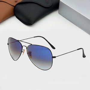 Gafas de Sol Pilots UV400 Más Vendidas con Marco Metálico y Lentes de Cristal Degradado, Gafas de Sol de Marca de Diseñador - Product Image 1