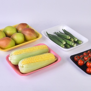 Barquette en plastique PET jetable et recyclable pour fruits, légumes et viande, pour supermarchés - Product Image 2