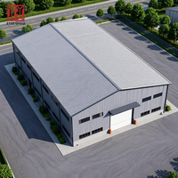 Entrepôt préfabriqué professionnel ZTSS en structure acier légère ASTM pour usine de traitement de pièces