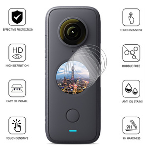 KAMPHO Insta360 ONE X2 Protection d'écran HD Verre trempé transparent ONE X2 <span class=keywords><strong>Film</strong></span> anti-rayures 2.5D pour caméra Insta <span class=keywords><strong>360</strong></span> - Product Image 4