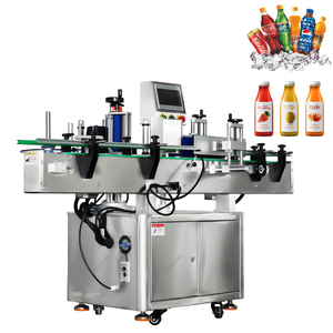 Machine d'étiquetage automatique verticale pour bouteilles carrées et rondes, qualité stable, machine d'étiquetage adhésif - Product Image 3