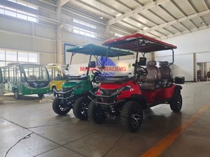 Mini voiturette de golf électrique avec une vitesse de 30-50 km/h, une autonomie de 70-90 km, certifiée CE pour une utilisation privée sur les terrains de golf - Product Image 3