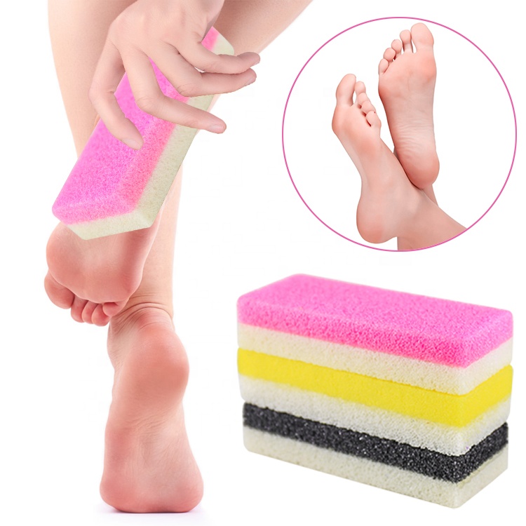 Esponja para pés, ferramenta para manicure e pedicure profissional, removedor de calos dos pés