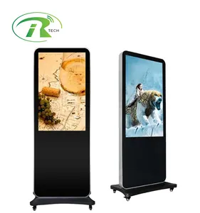 15 yıl üretici 32 43 50 55 65 inç ev içi LCD dijital tabela alışveriş merkezi hastane havaalanı bilgi ücretsiz standı totem