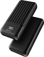 Batterie externe OEM personnalisée avec logo, 10000/20000 mAh, charge rapide 22,5 W avec écran LED pour plusieurs appareils