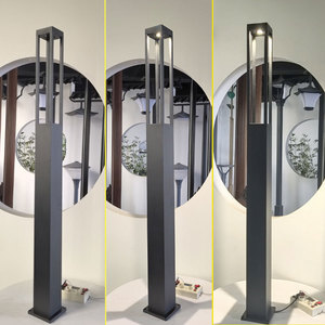 Lámpara solar de aluminio para exteriores Juming de 1W LED, montada en el suelo para iluminación de patios, villas y jardines. - Product Image 1