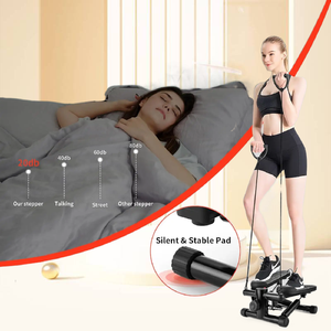 Home Workout Equipment Stair Stepper for Exercise <b>Mini</b> Steppers With Resistance Band Hydraulic Fitness Stepper - Product Image 5