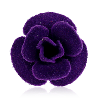 Pin Kerah Bunga Kain Elegan Korsase Bros Pria Setelan Pernikahan Formal Pin, Pakaian Boutonniere Aksesoris Perhiasan