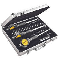 Jauge de calibre interne Starrett 3089M 6-450 mm 0,01 mm avec pointe en carbure, micromètre interne métrique avec étui OEM